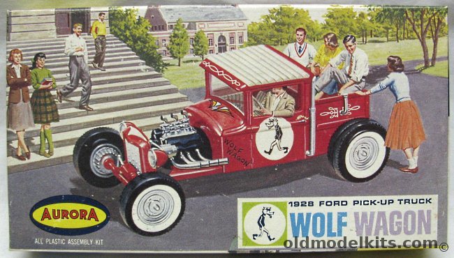 Aurora 1/32 Wolf Wagon 1932 Ford Pick-Up, 508-49 plastic model kit